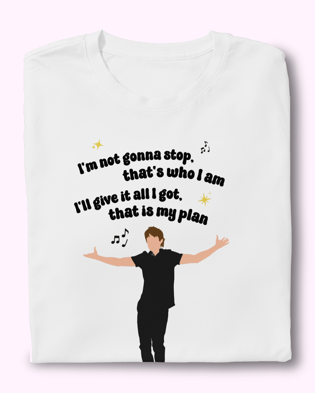Bet On It High School Musical Inspired Graphic Printed T-Shirt