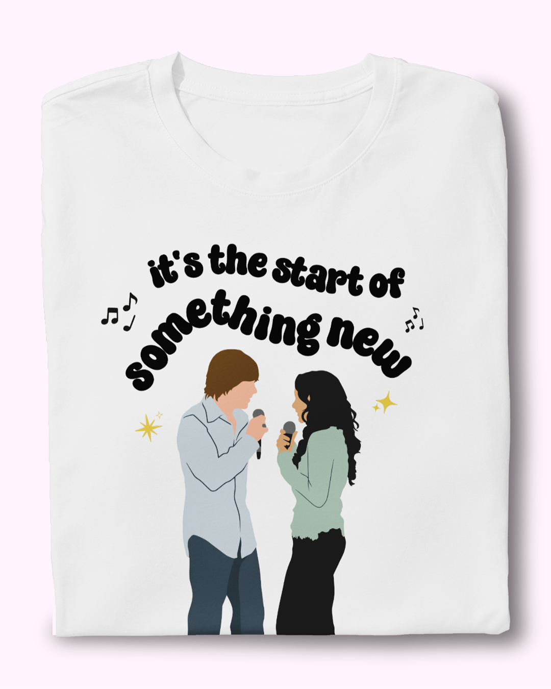 Start of Something New High School Musical Inspired Graphic Printed T-Shirt