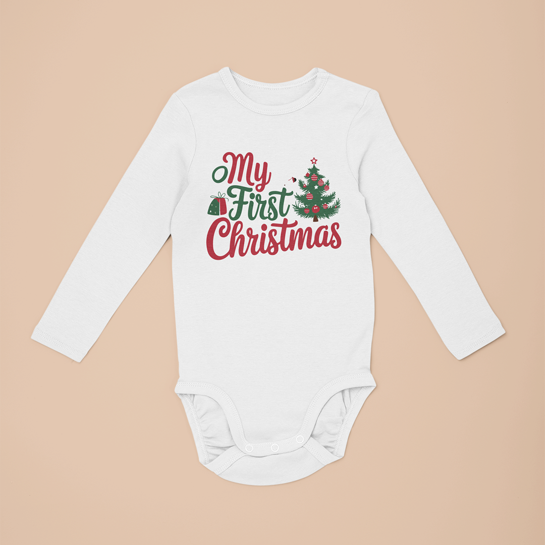 Baby's first christmas onesie hotsell