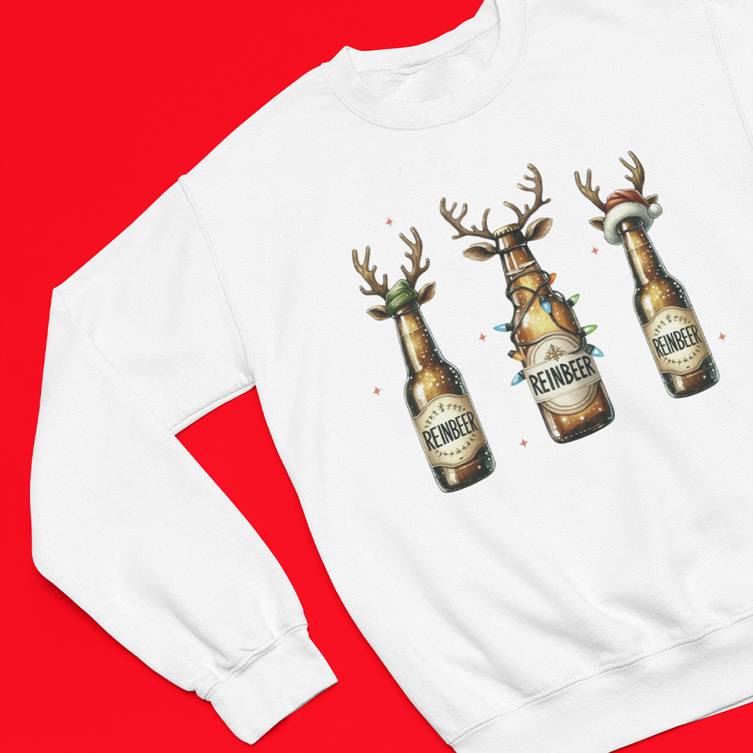 Reinbeer Graphic Printed Christmas Jumper