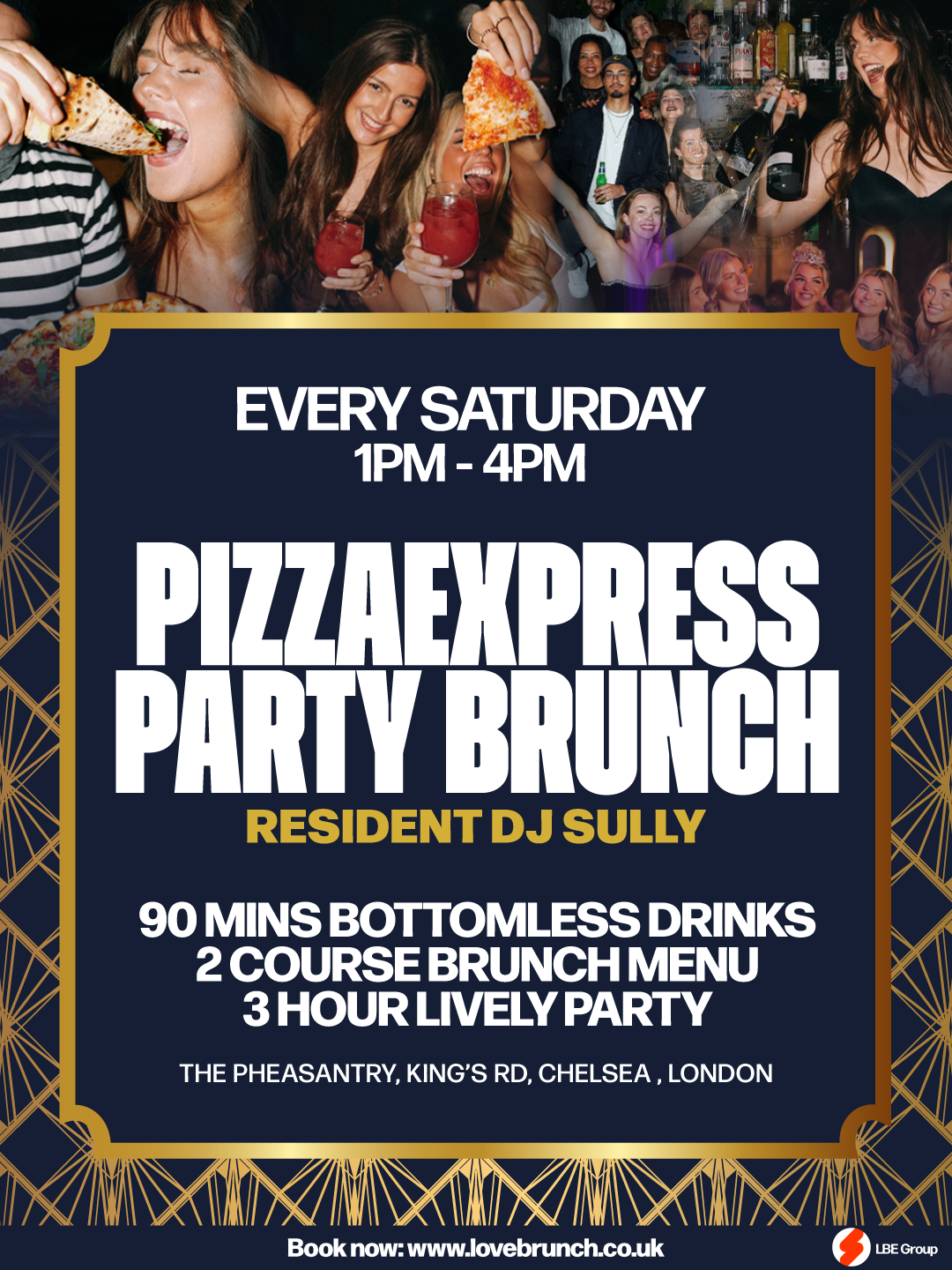 Bottomless Brunch at PizzaExpress, Chelsea King's Road