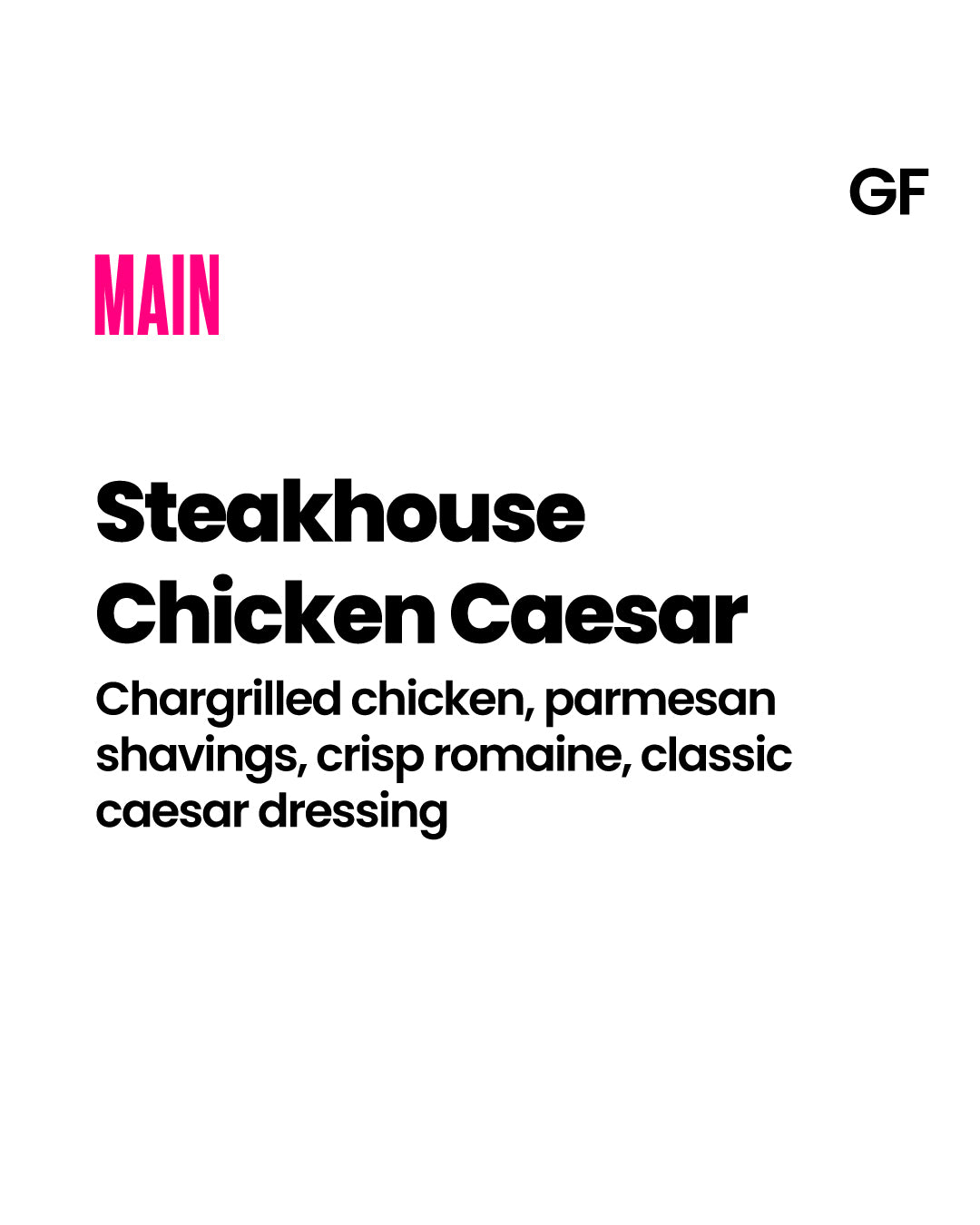 Steakhouse Chicken Caesar