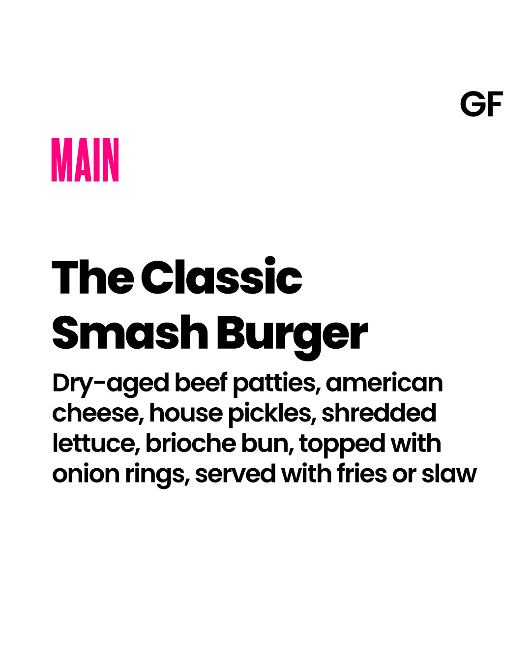 Classic Smash Burger