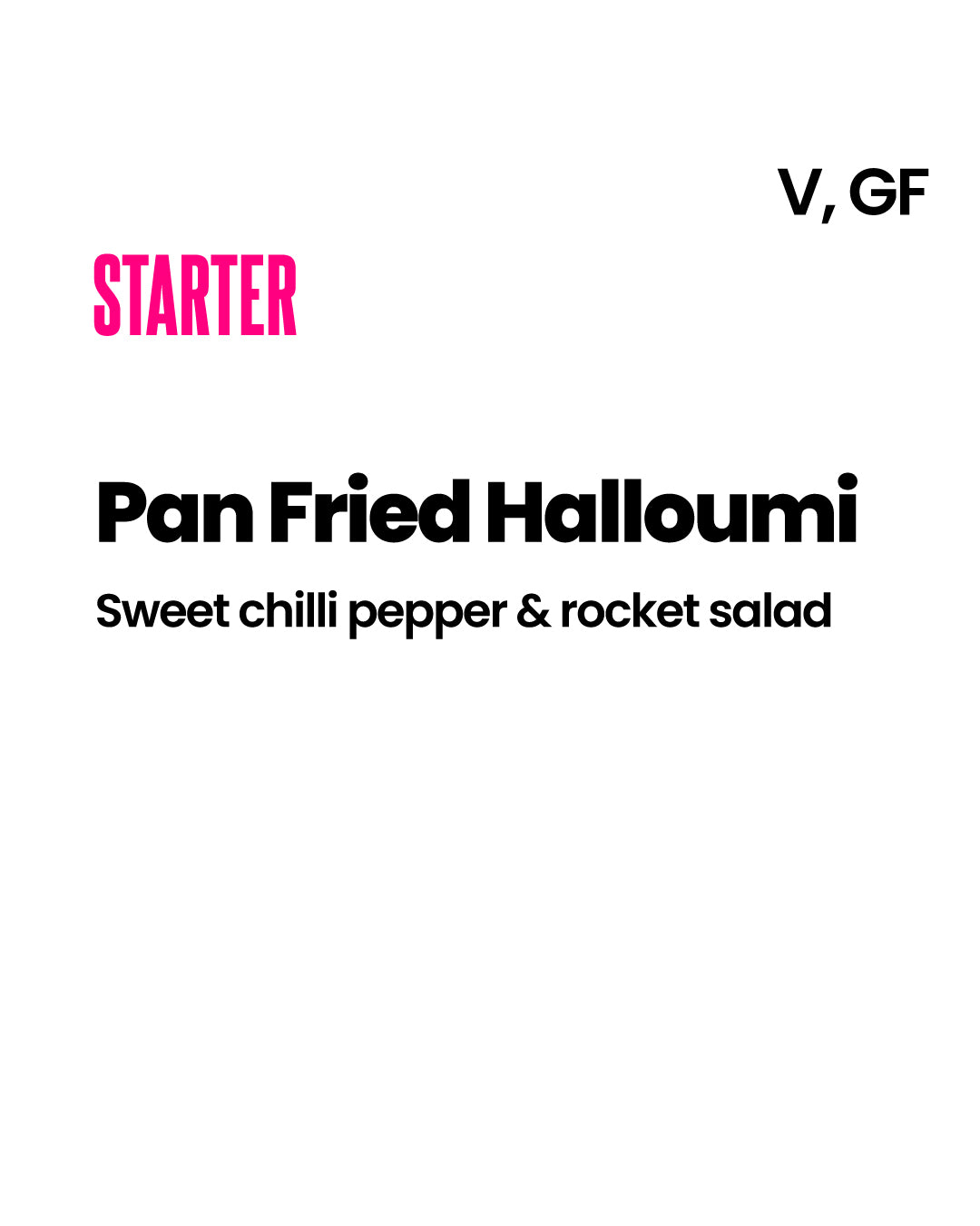Pan Fried Halloumi