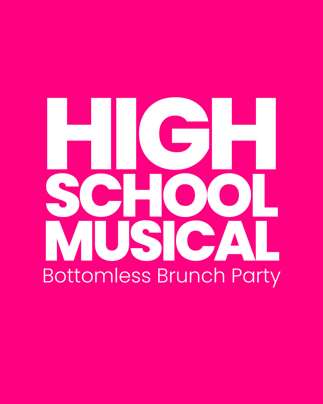 Sat 7th Feb │ 2-5pm │ North Pole Greenwich | High School Musical Party