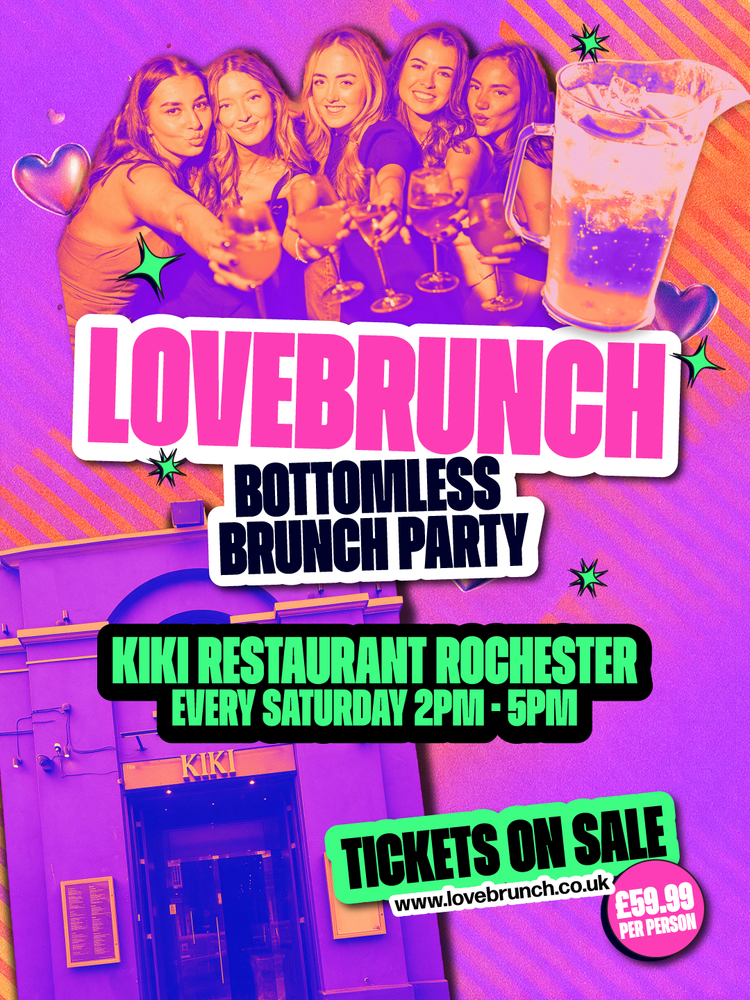 Bottomless Brunch at KIKI Restaurant, Rochester