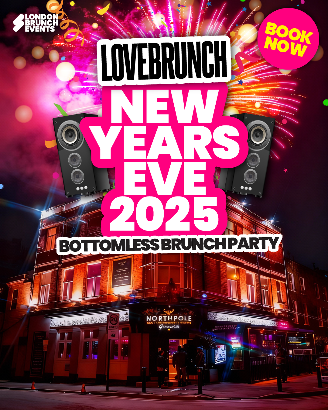 Wed 31st Dec │ 8pm-3am │ North Pole Greenwich | New Years Eve