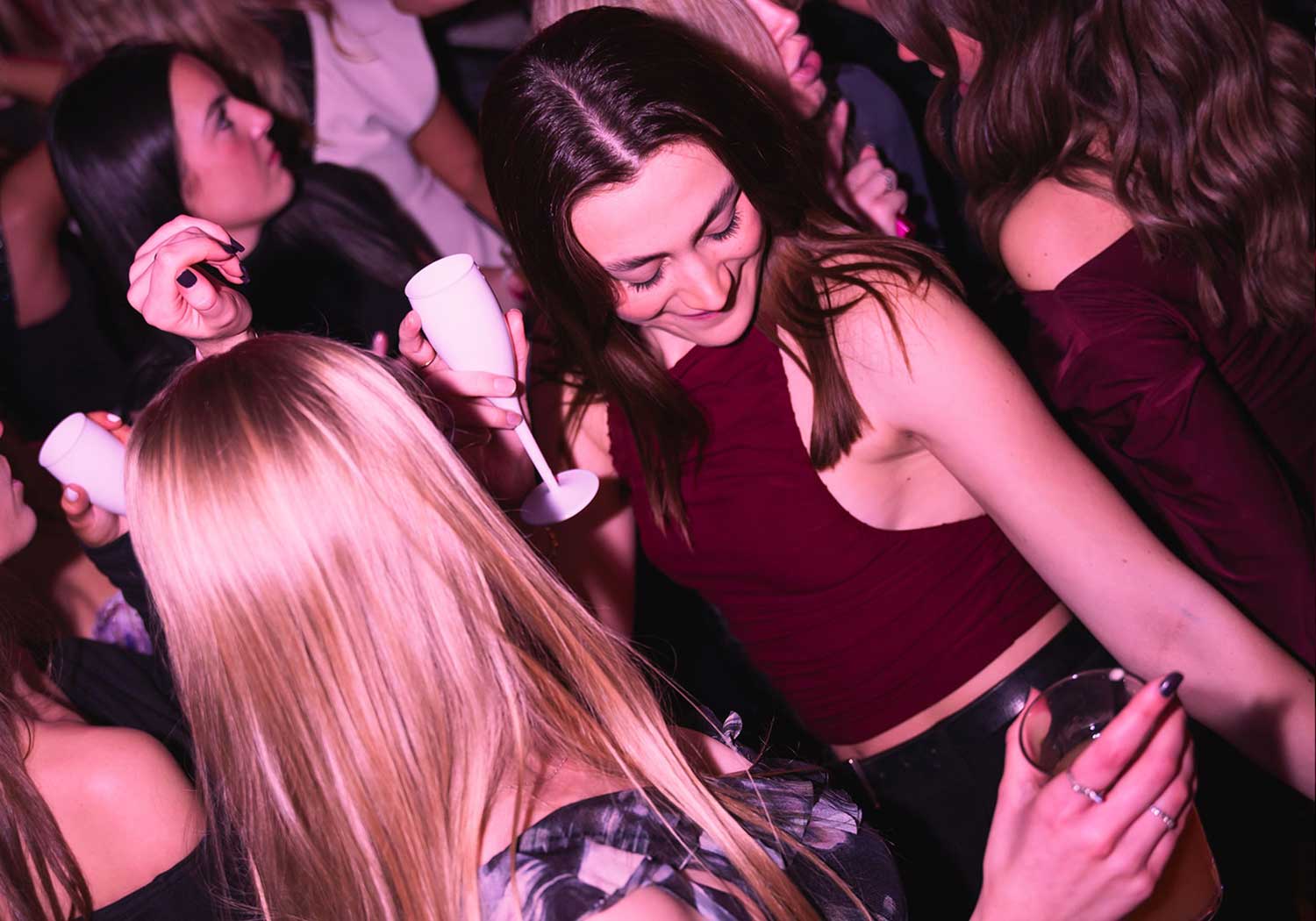 Saturday night dinner brunch party in Greenwich North Pole with Lovebrunch close up