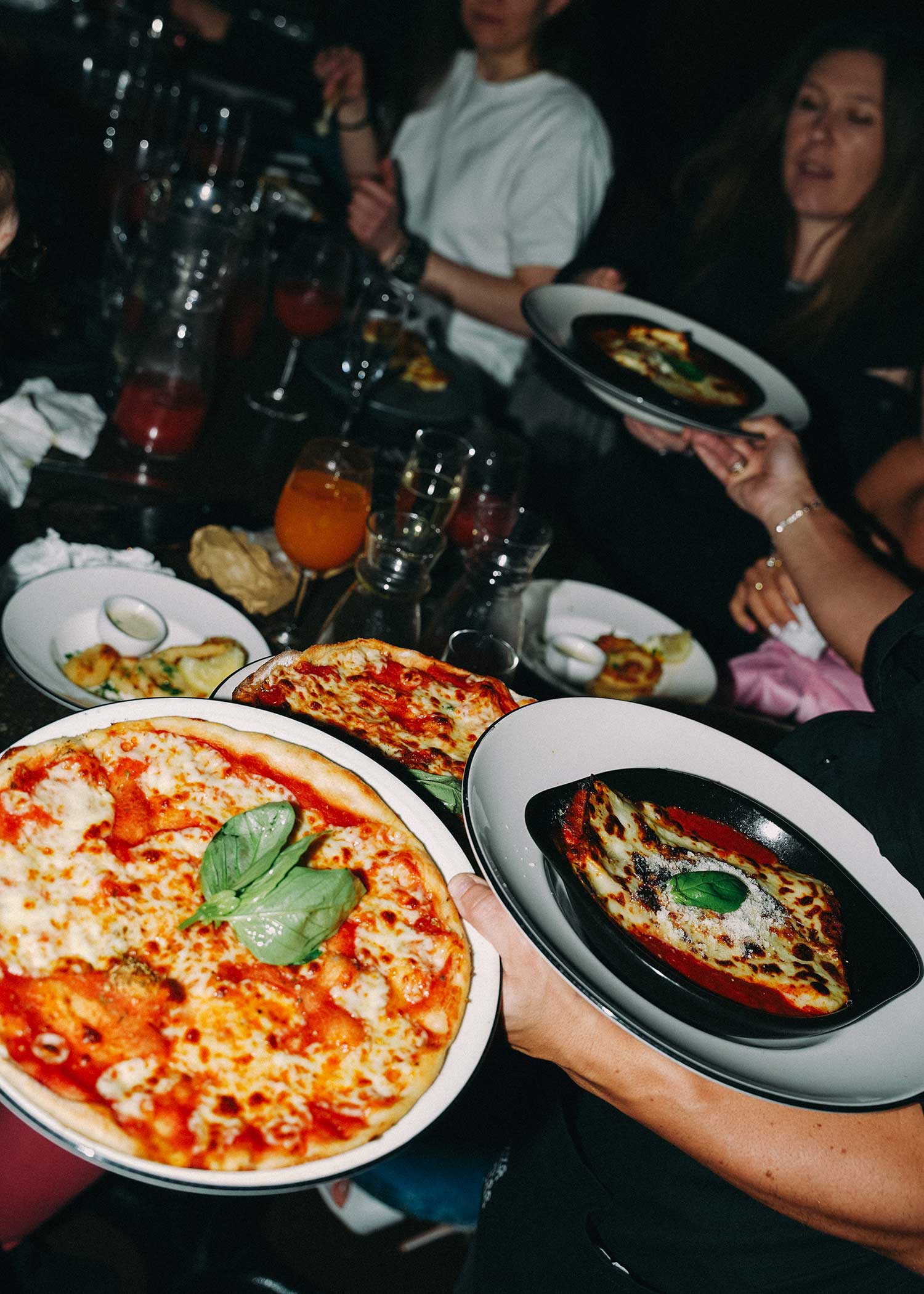 PizzaExpress bottomless brunch menu with classics including dough balls, pizza & pasta!