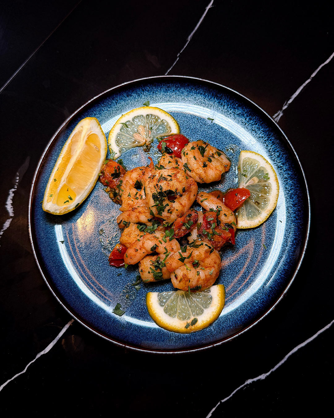 Pan Fried Prawns