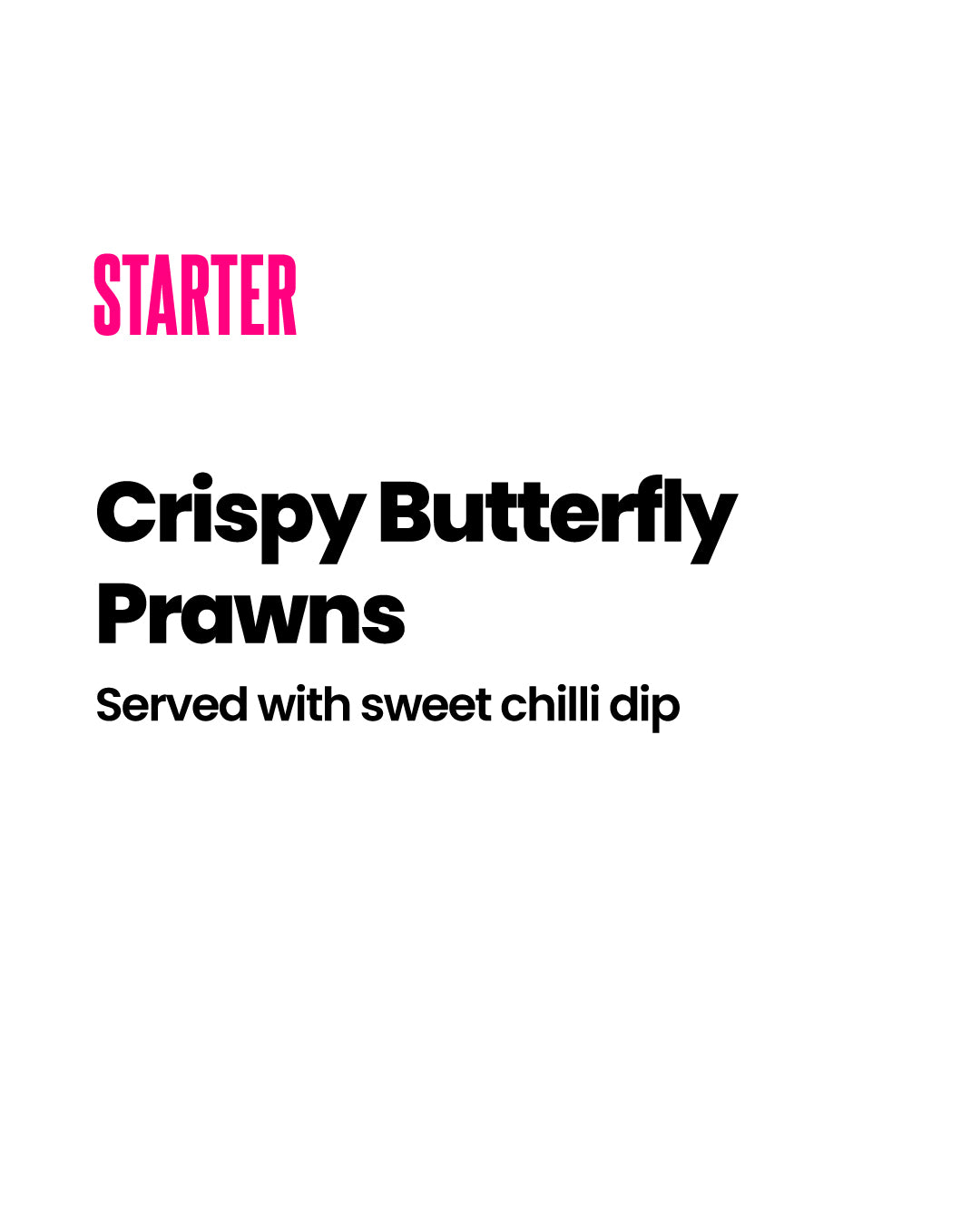 Crispy Butterfly Prawns