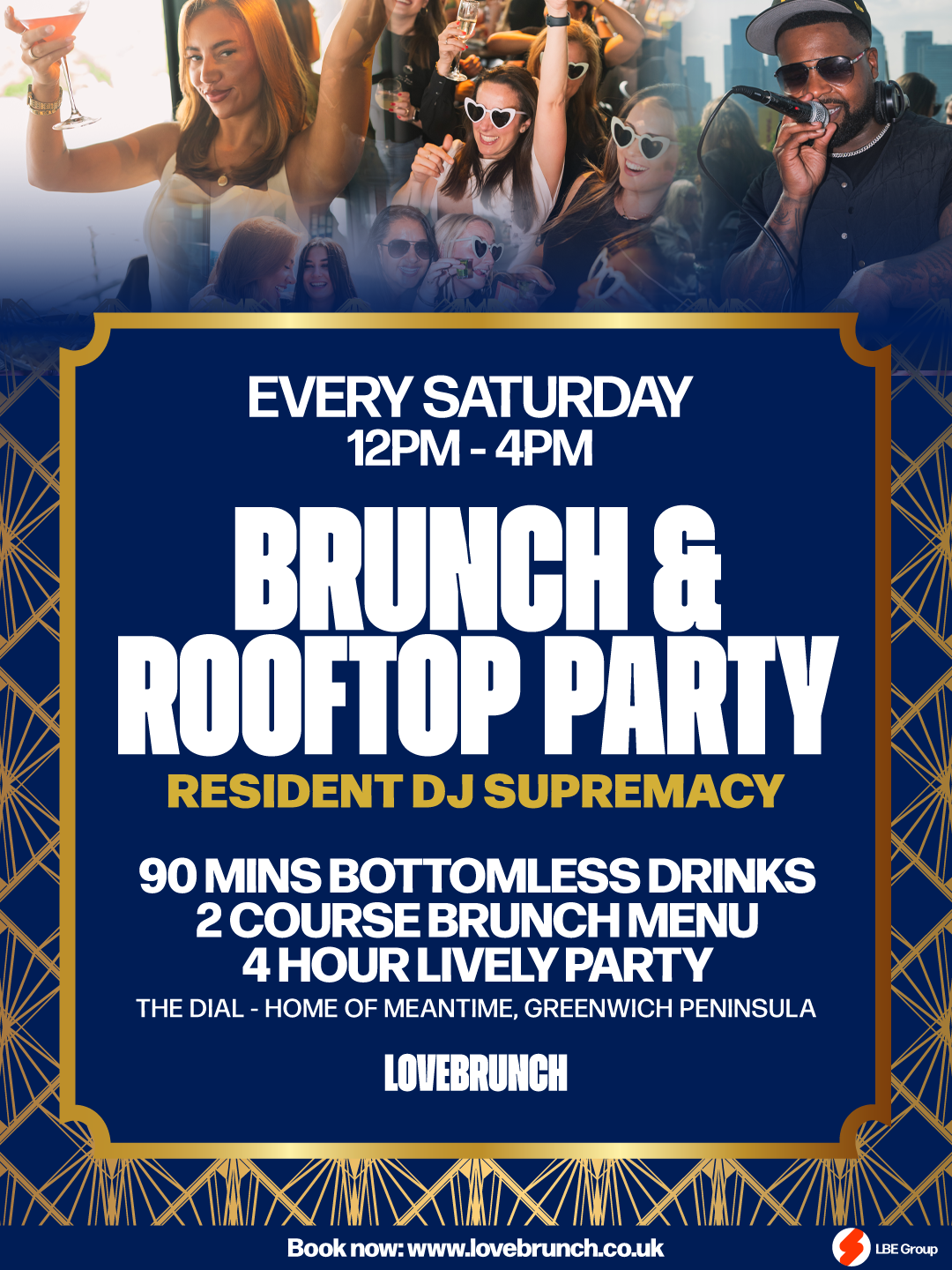 Bottomless Brunch at The Dial - Home of Meantime, Greenwich Peninsula O2