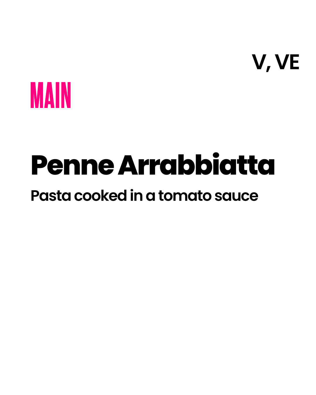Penne Arrabbiata