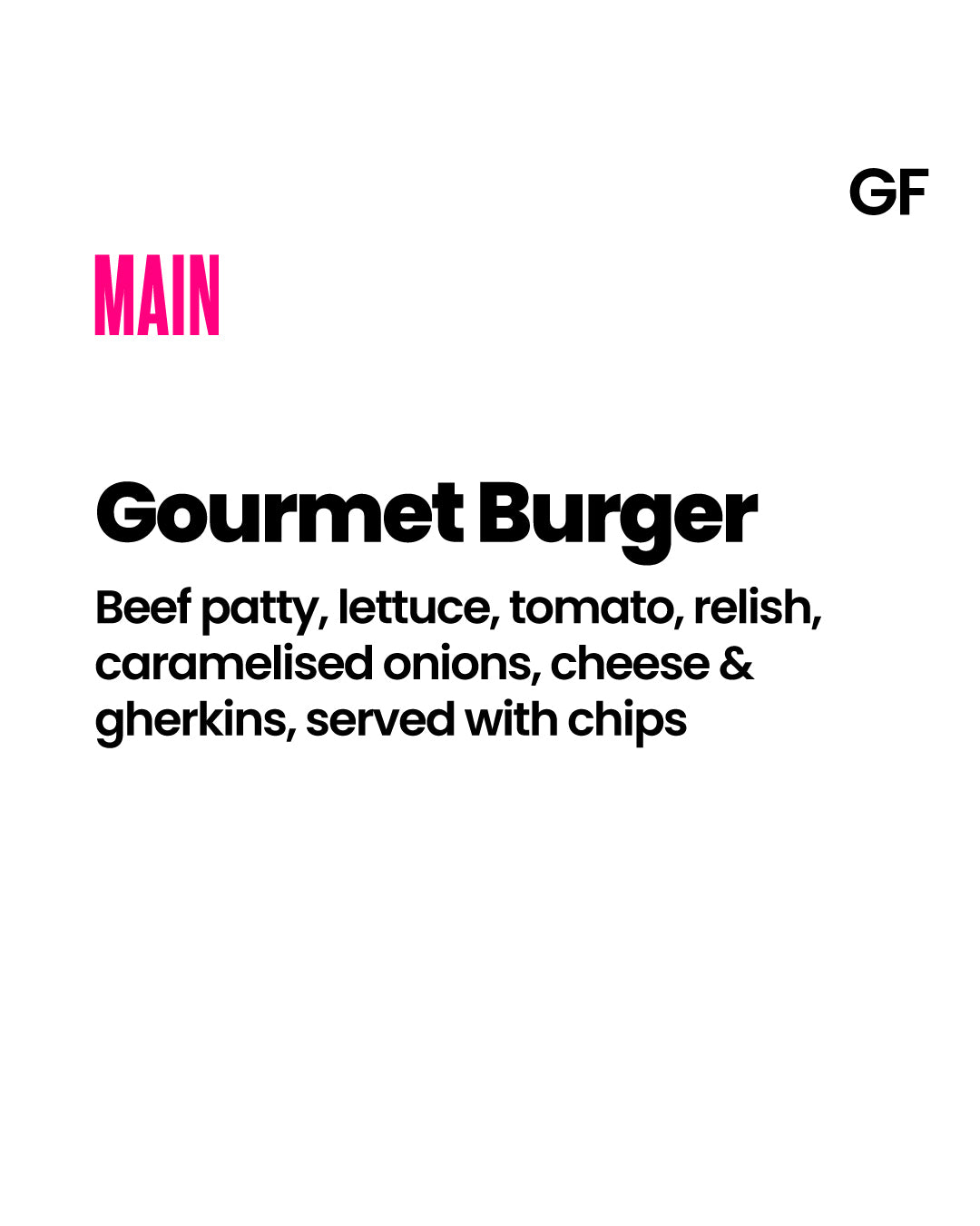 Gourmet Beefburger