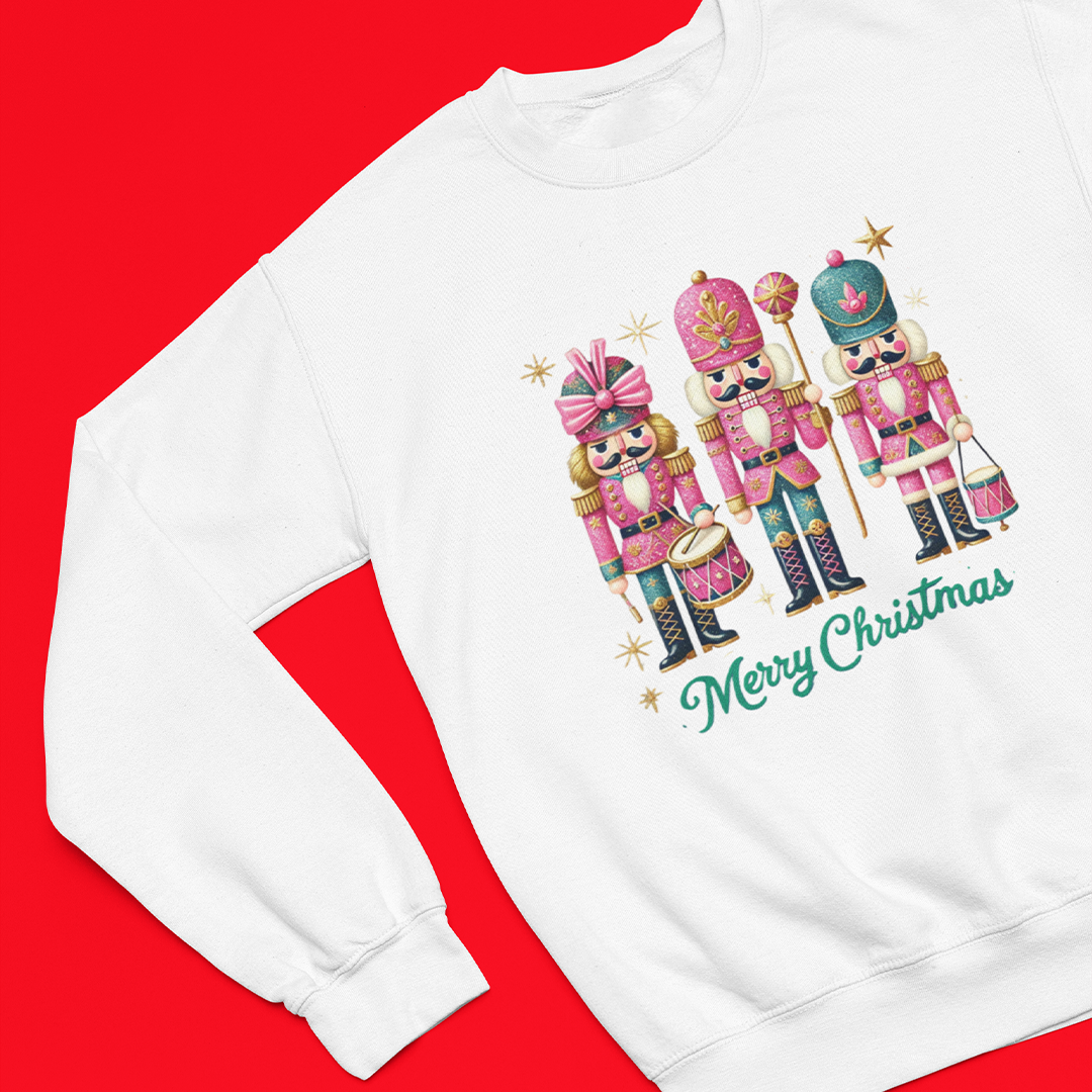 Nutcracker Graphic Printed Christmas Jumper