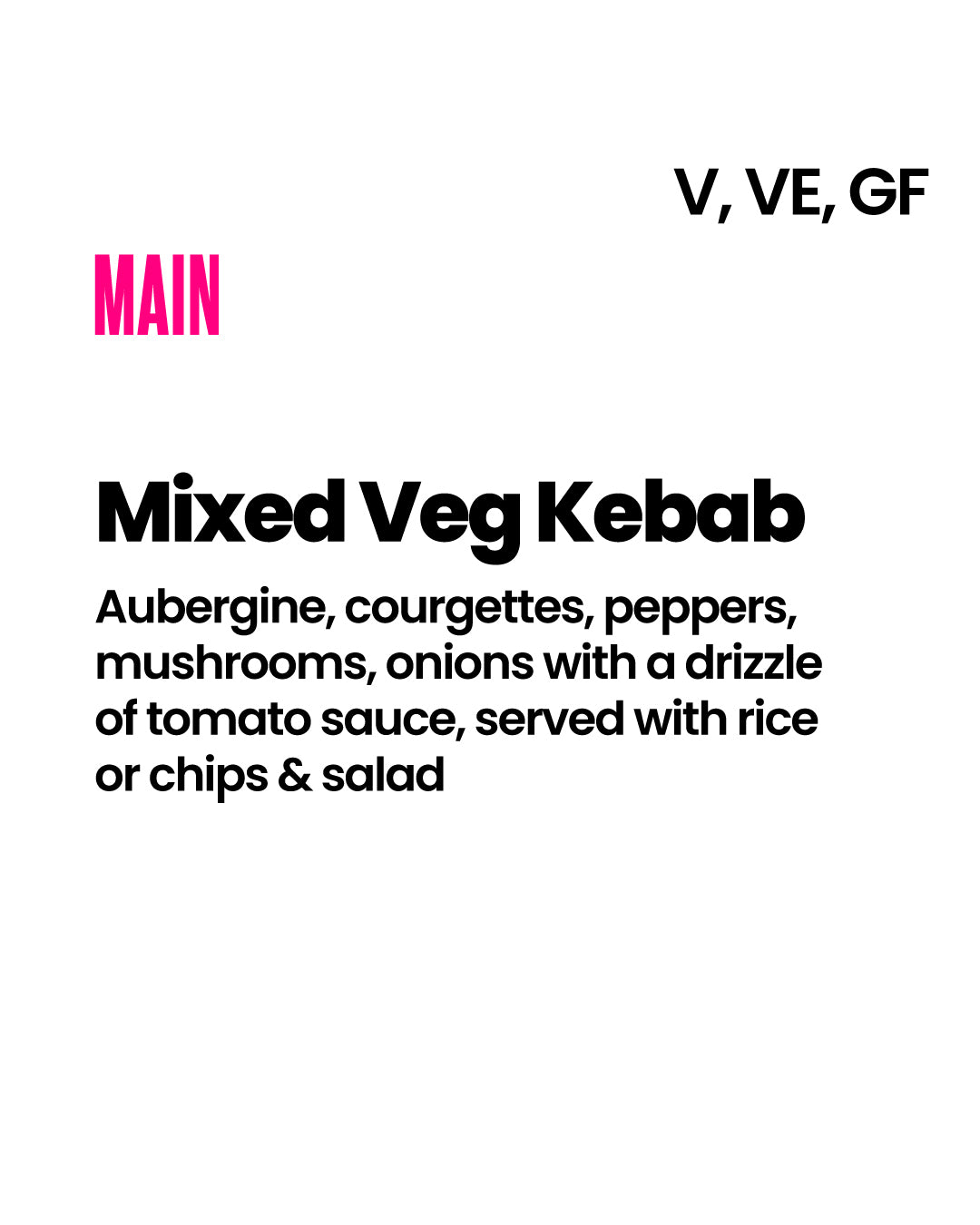 Mixed Vegetable Kebab