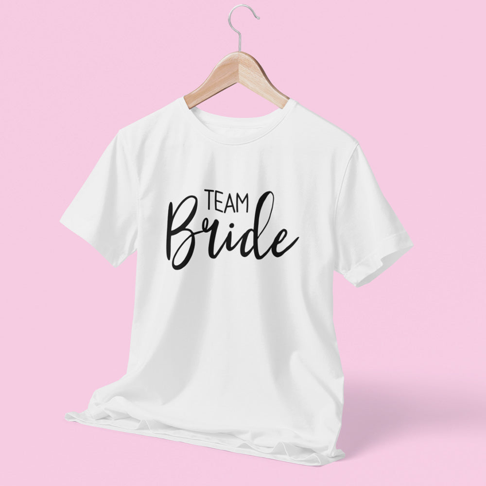 Team Bride Graphic Slogan T-Shirt