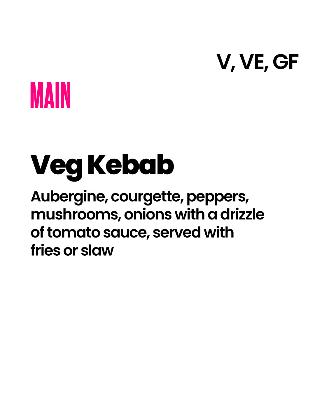 Vegetable Kebab
